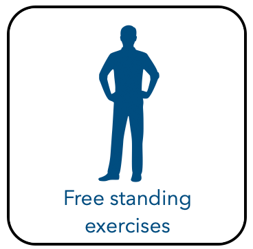 Free standing exercises